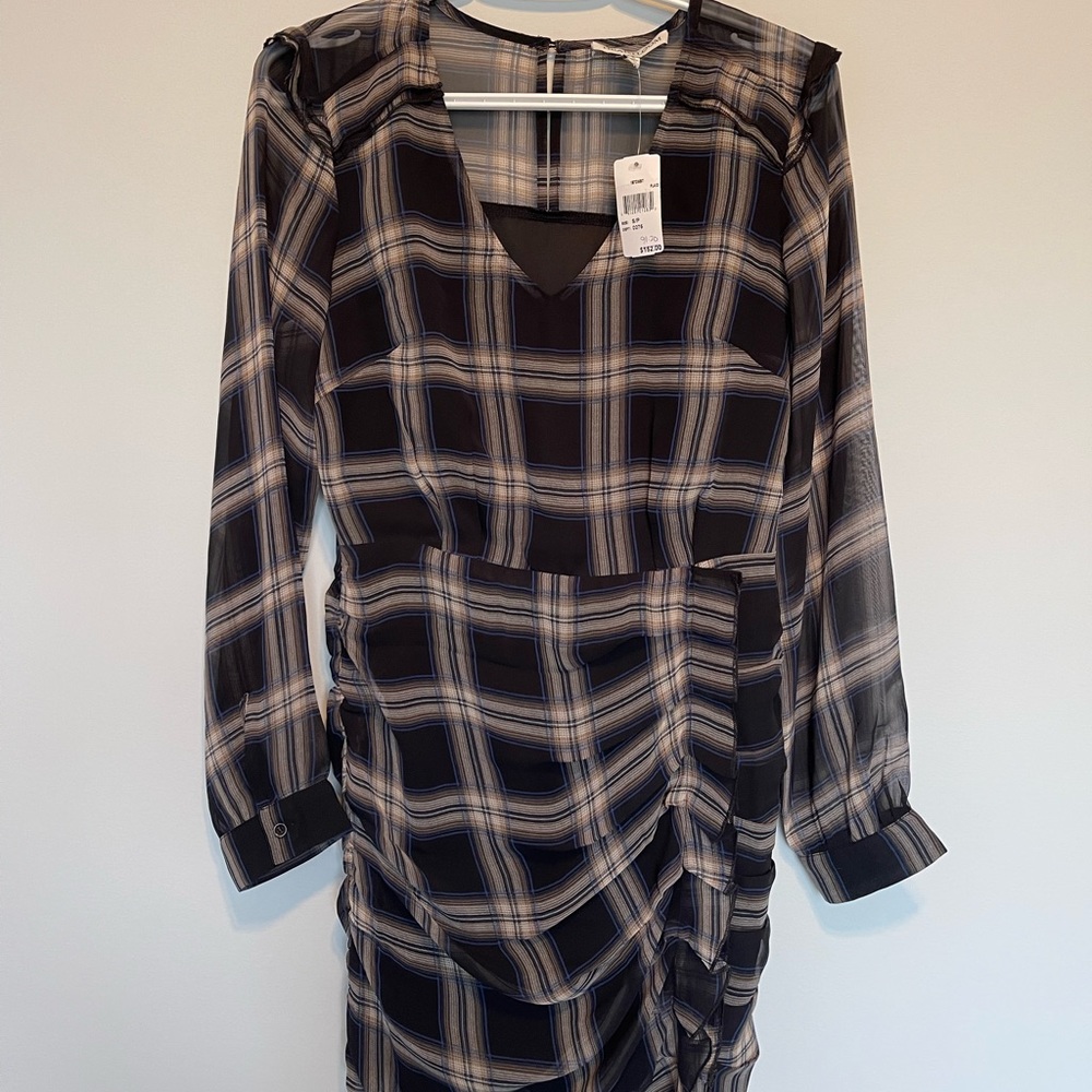 Mini Plaid Dress - Picture 2 of 5
